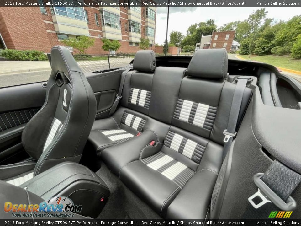Rear Seat of 2013 Ford Mustang Shelby GT500 SVT Performance Package Convertible Photo #20