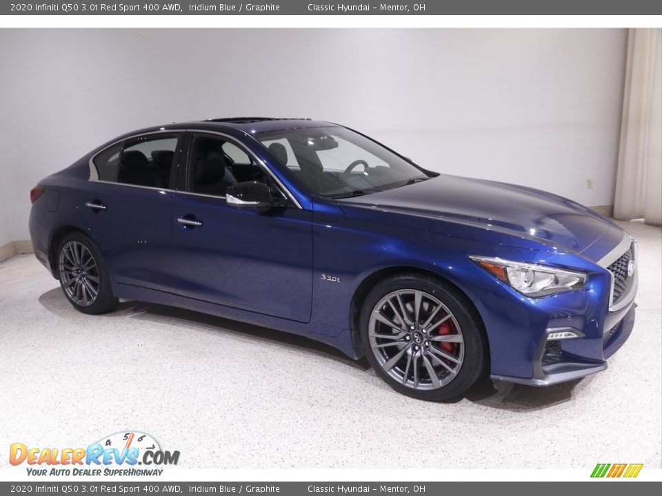 Iridium Blue 2020 Infiniti Q50 3.0t Red Sport 400 AWD Photo #1