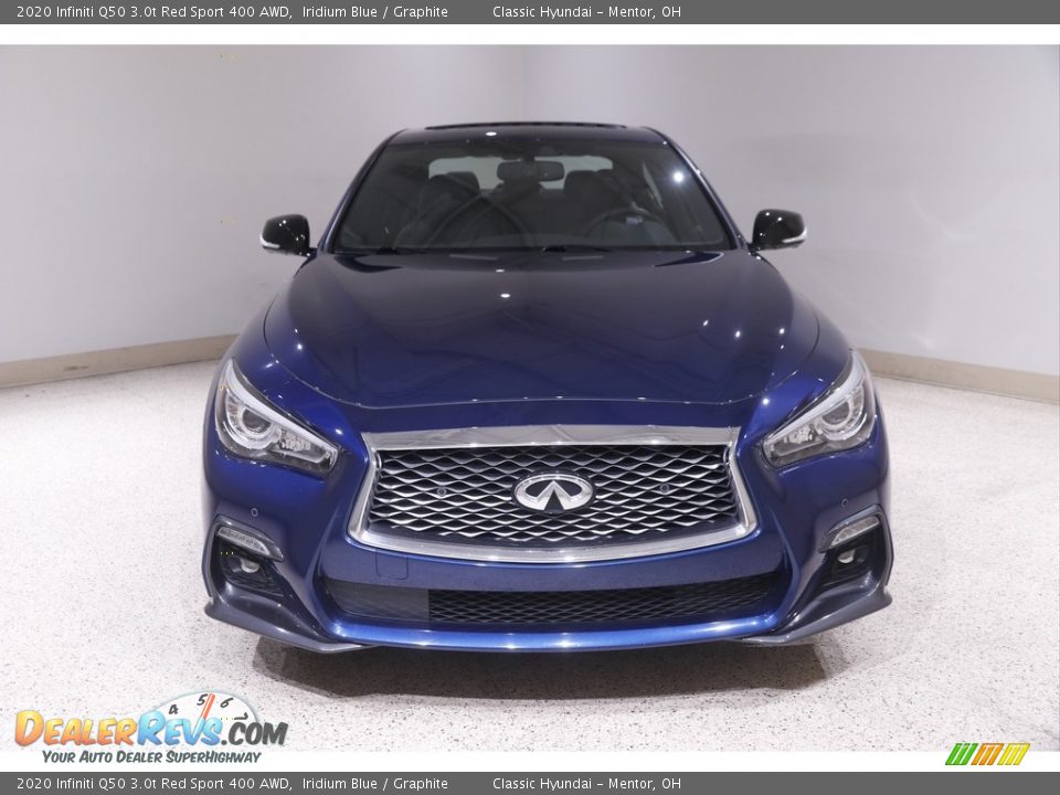 2020 Infiniti Q50 3.0t Red Sport 400 AWD Iridium Blue / Graphite Photo #2