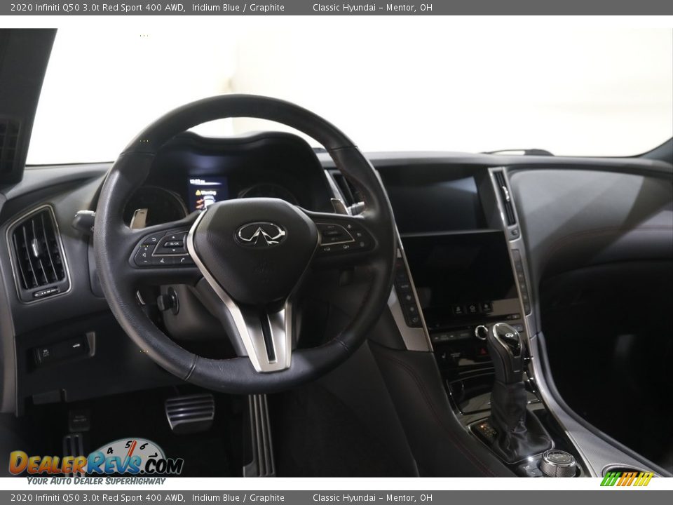 Dashboard of 2020 Infiniti Q50 3.0t Red Sport 400 AWD Photo #6