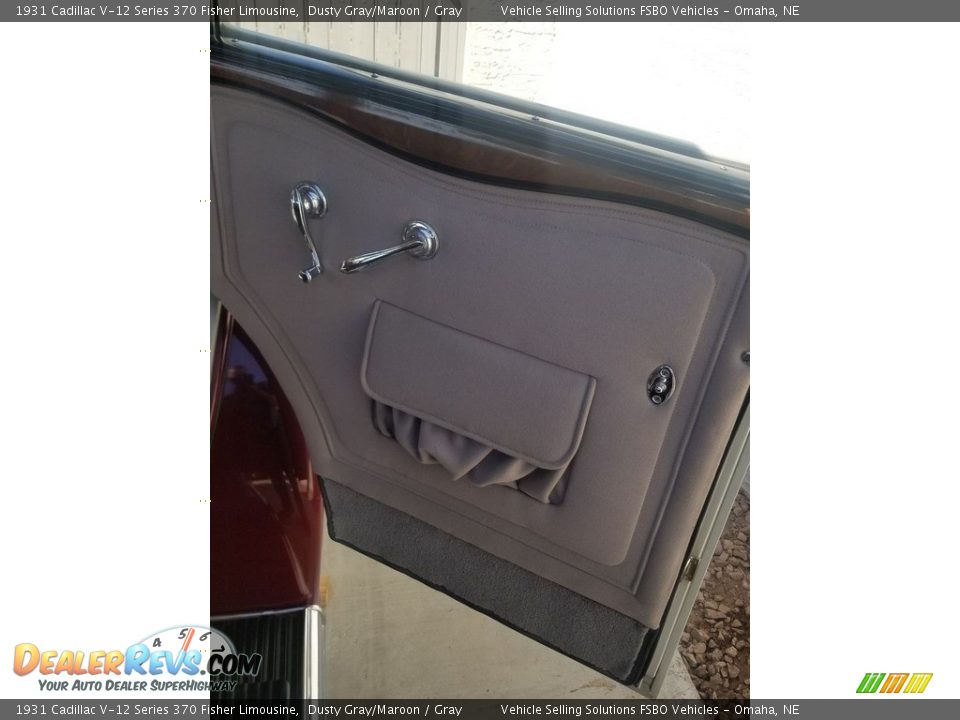 Door Panel of 1931 Cadillac V-12 Series 370 Fisher Limousine Photo #10