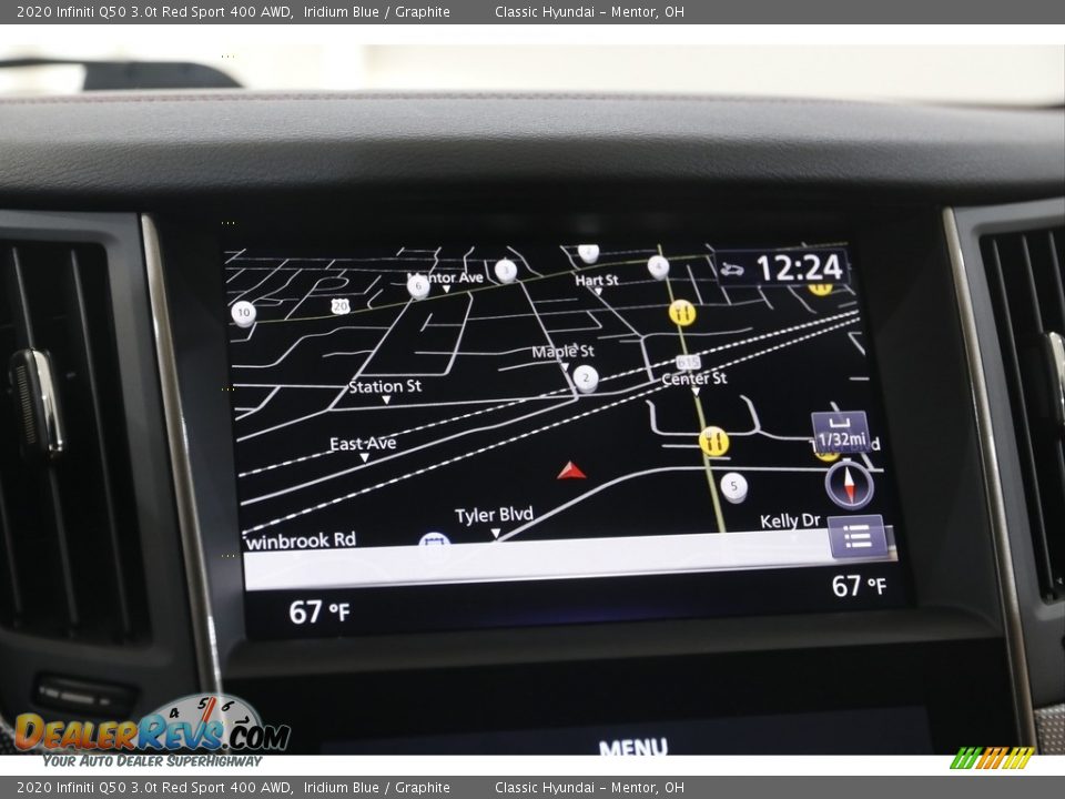 Navigation of 2020 Infiniti Q50 3.0t Red Sport 400 AWD Photo #10