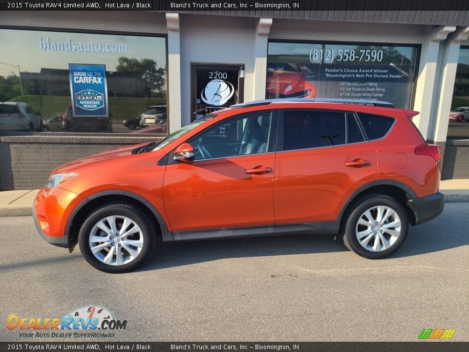 2015 Toyota RAV4 Limited AWD Hot Lava / Black Photo #1