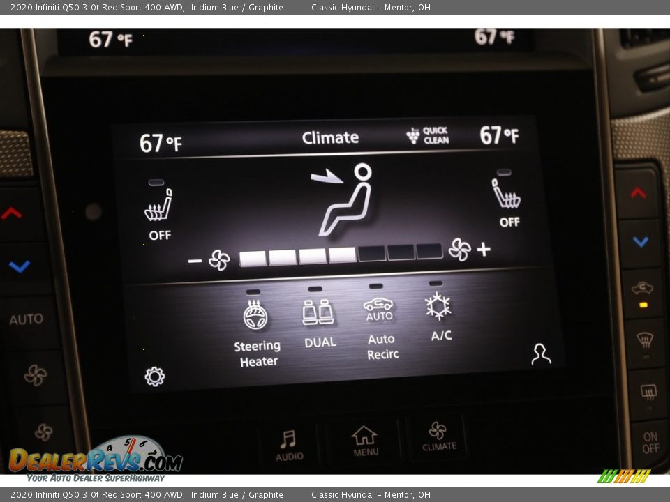 Controls of 2020 Infiniti Q50 3.0t Red Sport 400 AWD Photo #14