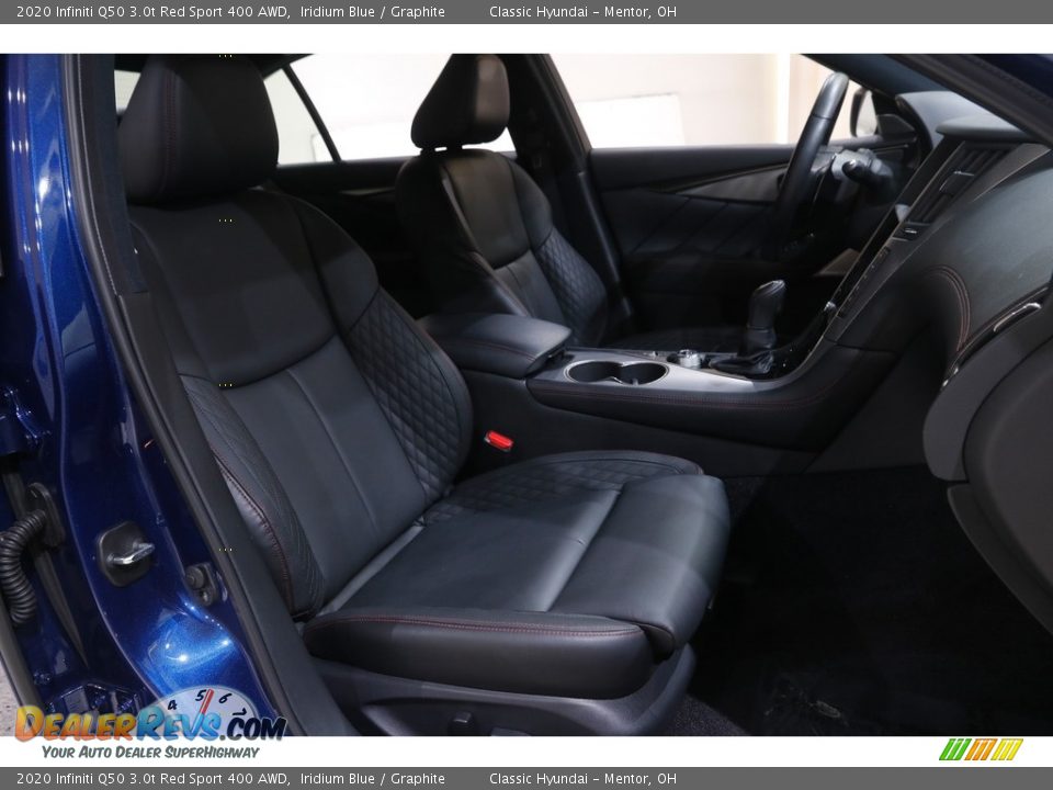 Front Seat of 2020 Infiniti Q50 3.0t Red Sport 400 AWD Photo #16