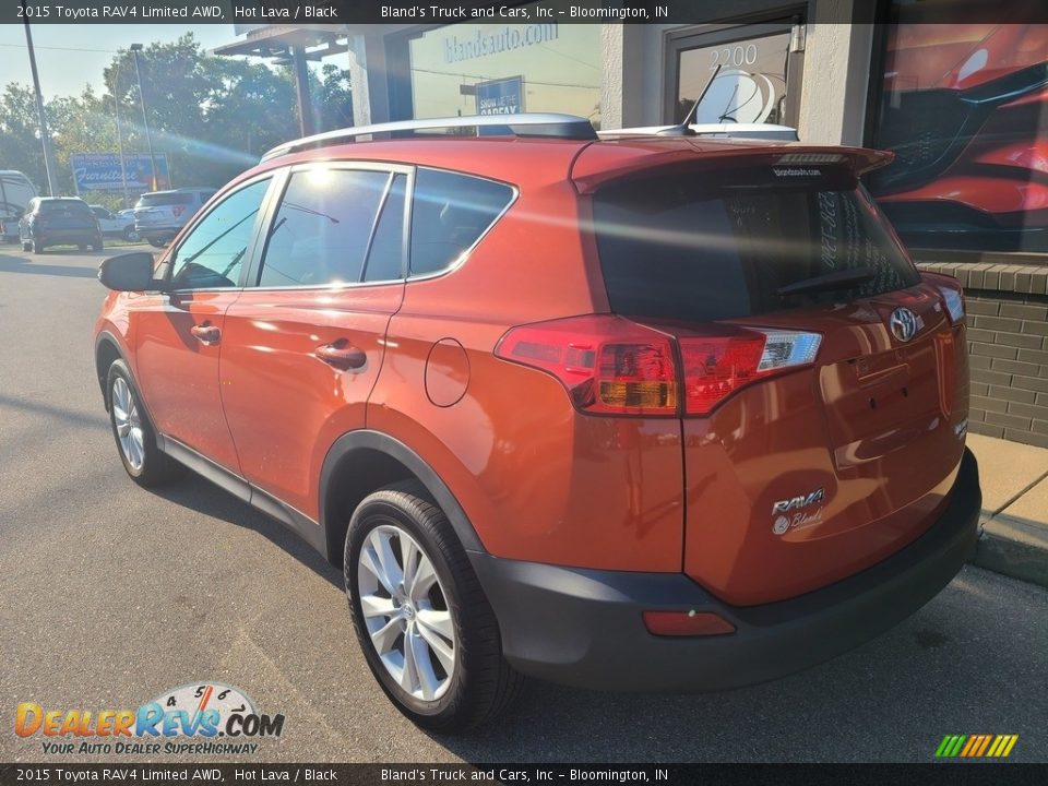 2015 Toyota RAV4 Limited AWD Hot Lava / Black Photo #8