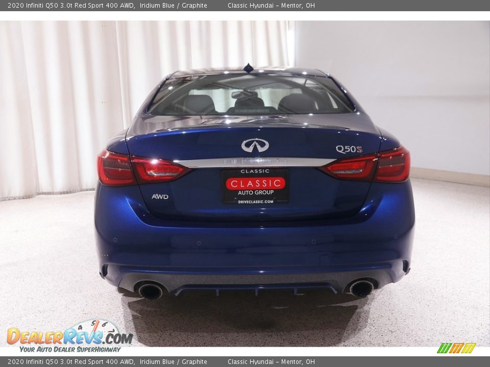 2020 Infiniti Q50 3.0t Red Sport 400 AWD Iridium Blue / Graphite Photo #19