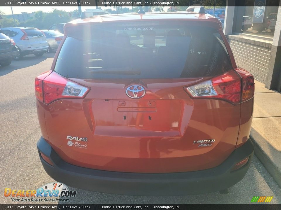 2015 Toyota RAV4 Limited AWD Hot Lava / Black Photo #9