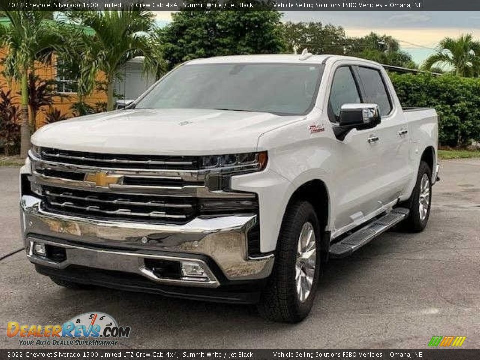 2022 Chevrolet Silverado 1500 Limited LTZ Crew Cab 4x4 Summit White / Jet Black Photo #1