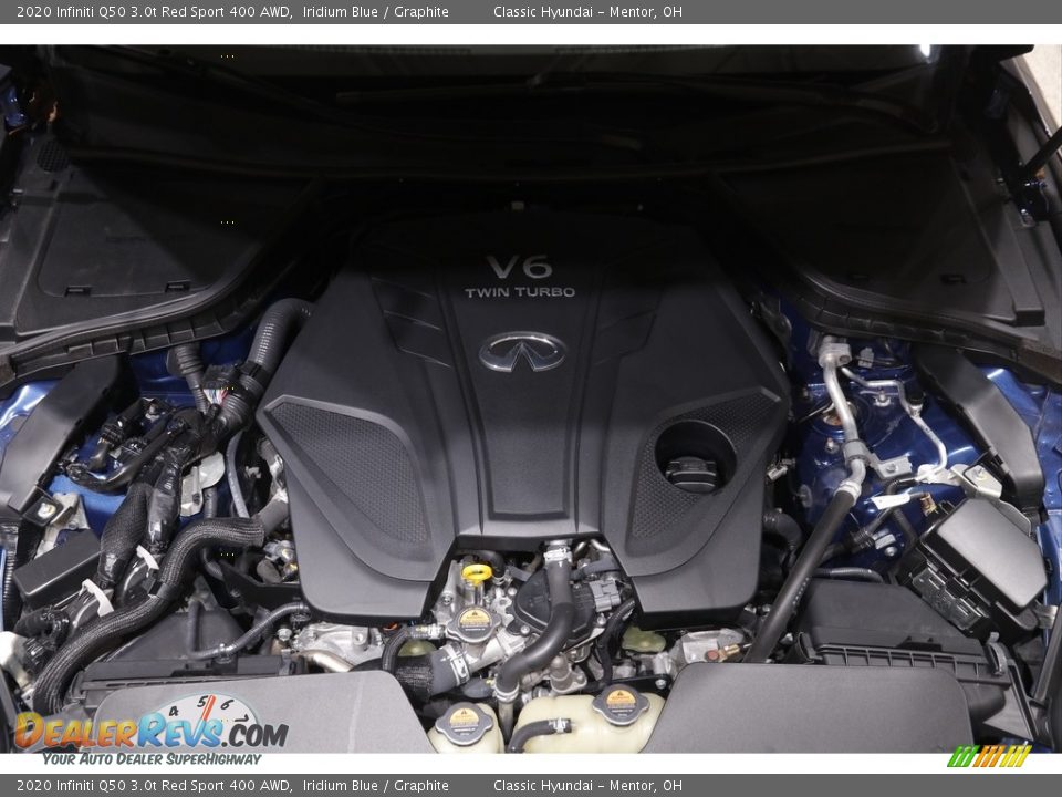 2020 Infiniti Q50 3.0t Red Sport 400 AWD 3.0 Liter Twin-Turbocharged DOHC 24-Valve VVT V6 Engine Photo #20