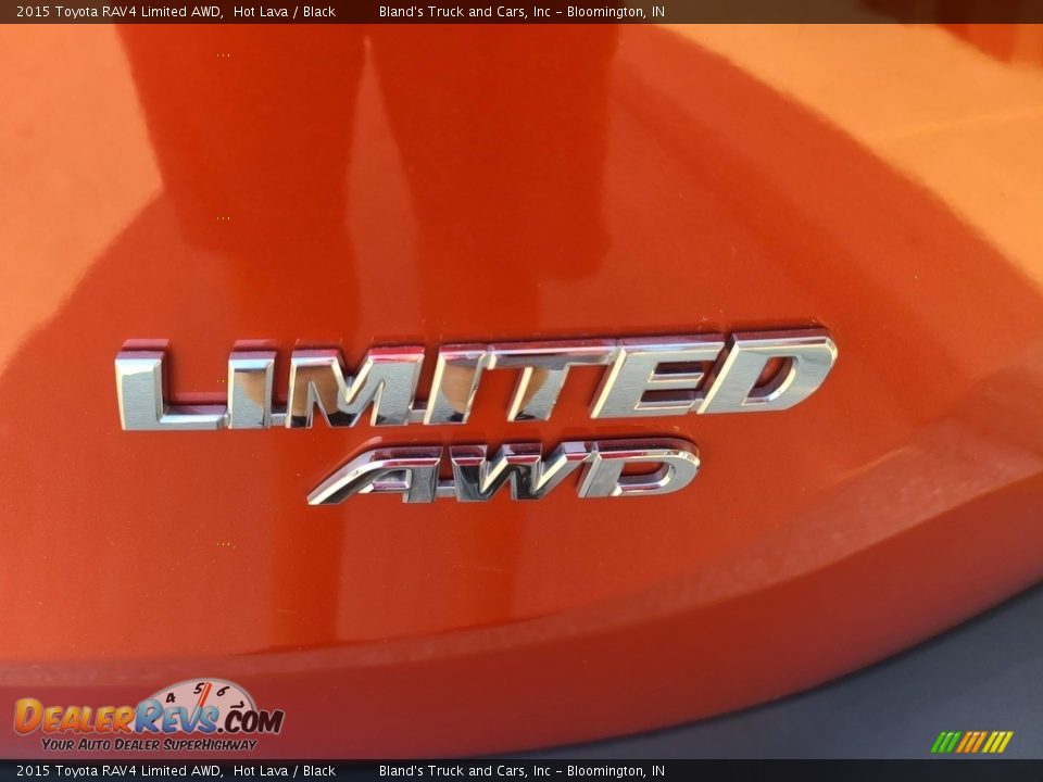2015 Toyota RAV4 Limited AWD Hot Lava / Black Photo #10