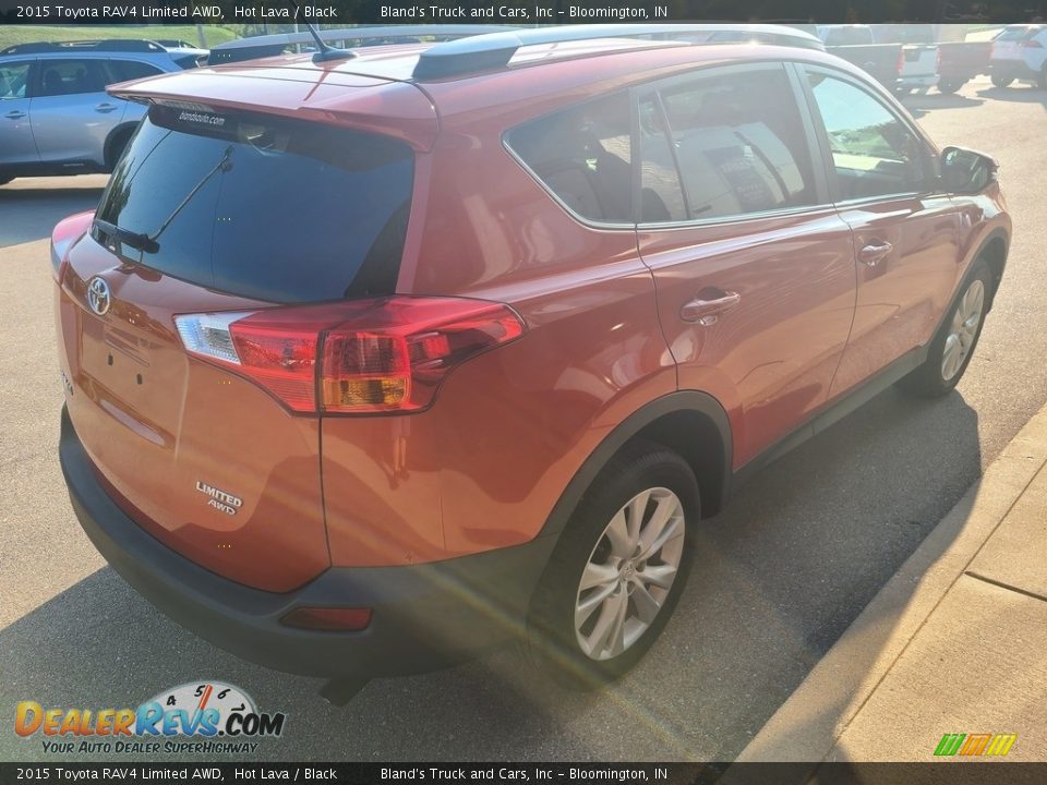 2015 Toyota RAV4 Limited AWD Hot Lava / Black Photo #14