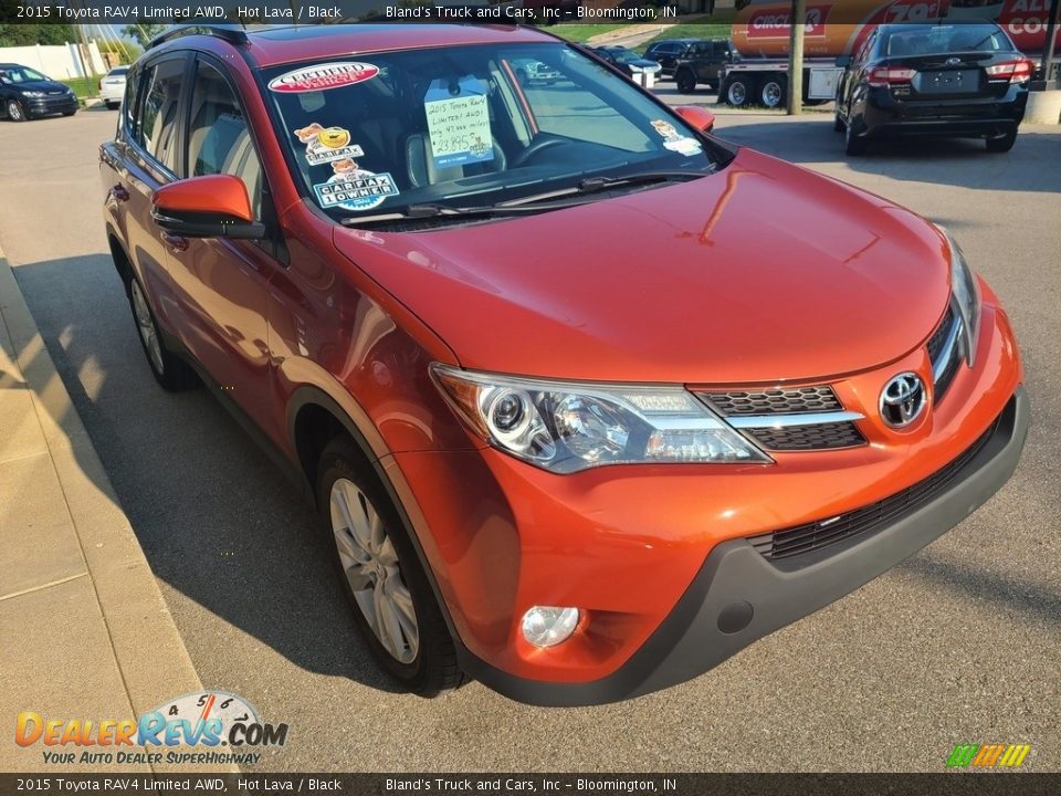 2015 Toyota RAV4 Limited AWD Hot Lava / Black Photo #18