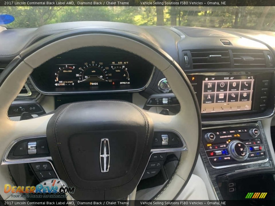 Dashboard of 2017 Lincoln Continental Black Label AWD Photo #3