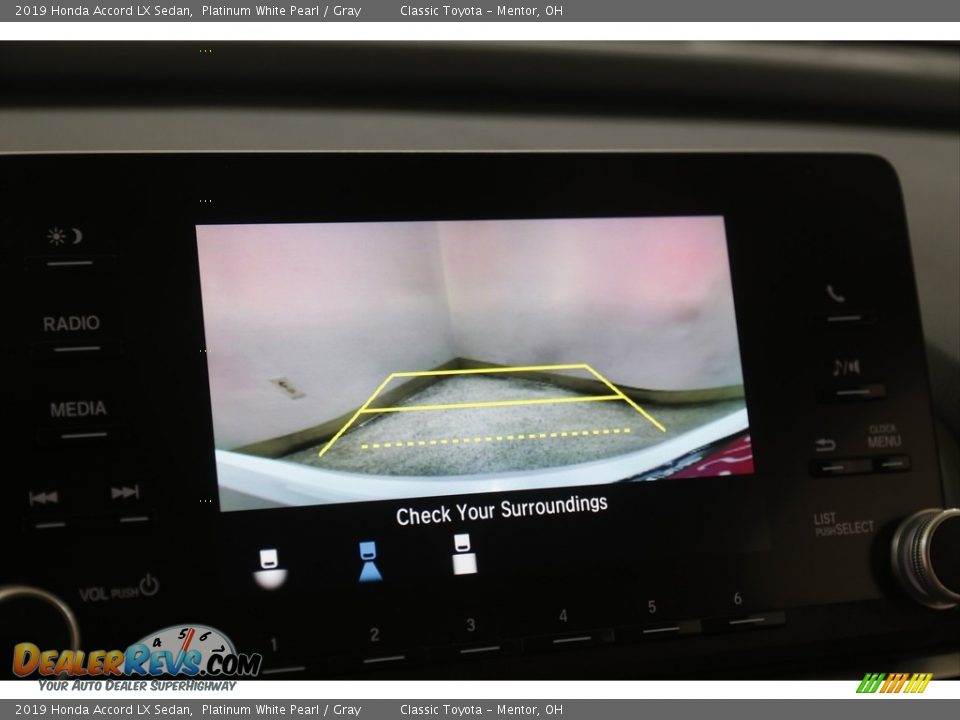 2019 Honda Accord LX Sedan Platinum White Pearl / Gray Photo #12