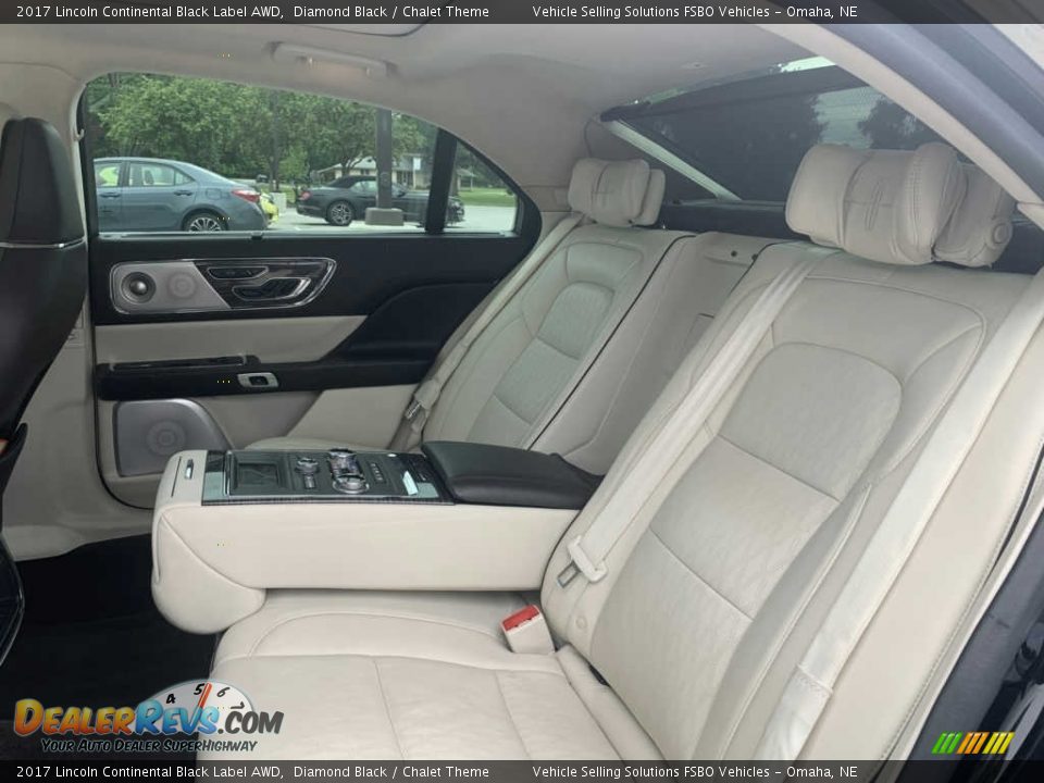 Rear Seat of 2017 Lincoln Continental Black Label AWD Photo #12