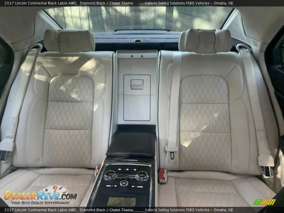 Rear Seat of 2017 Lincoln Continental Black Label AWD Photo #17