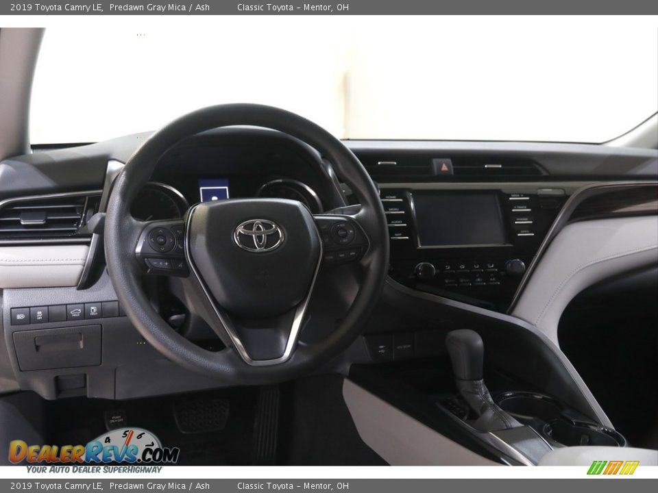 2019 Toyota Camry LE Predawn Gray Mica / Ash Photo #6