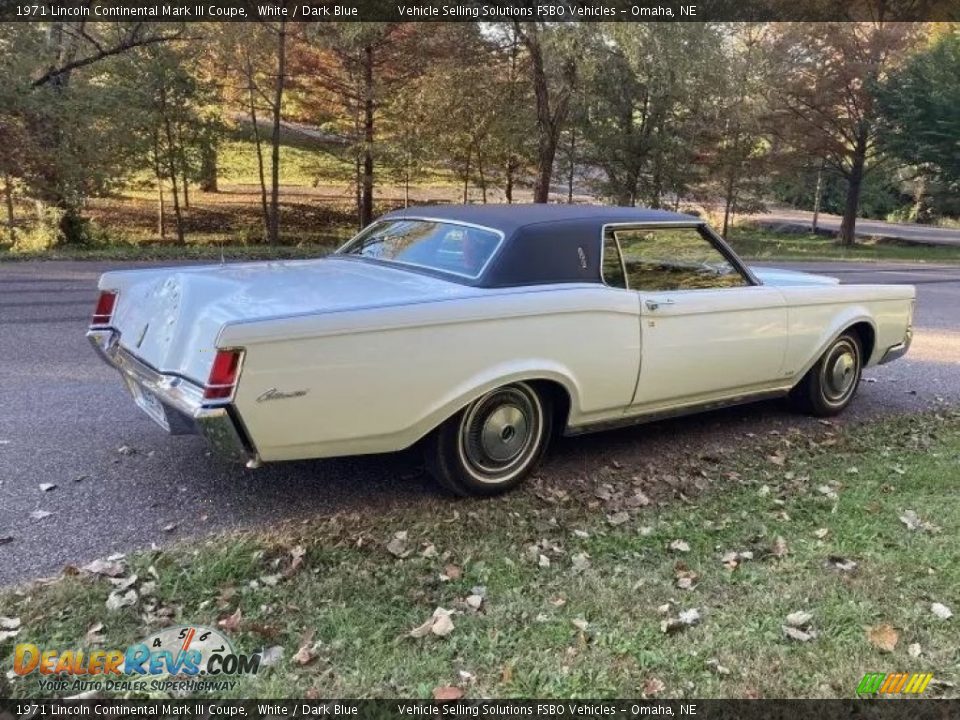 White 1971 Lincoln Continental Mark III Coupe Photo #15
