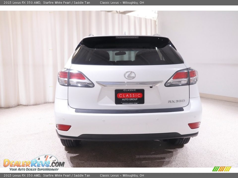 2015 Lexus RX 350 AWD Starfire White Pearl / Saddle Tan Photo #22