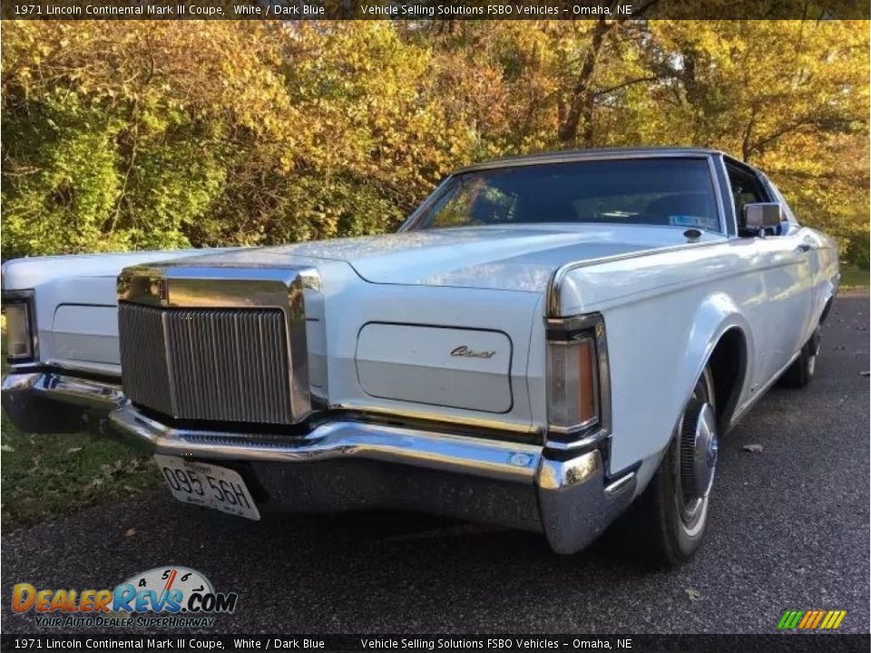 White 1971 Lincoln Continental Mark III Coupe Photo #21