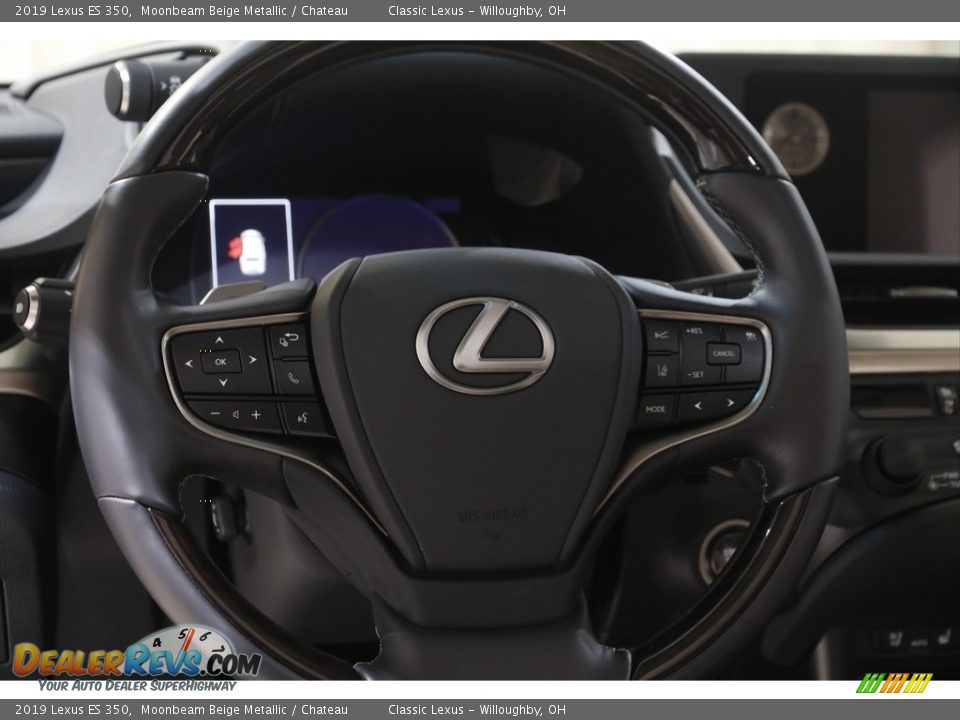 2019 Lexus ES 350 Moonbeam Beige Metallic / Chateau Photo #7