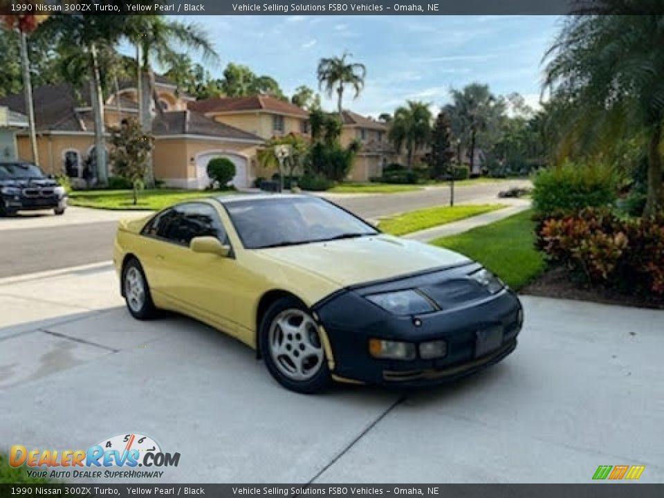 Yellow Pearl 1990 Nissan 300ZX Turbo Photo #3