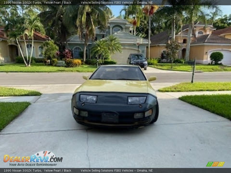 1990 Nissan 300ZX Turbo Yellow Pearl / Black Photo #4