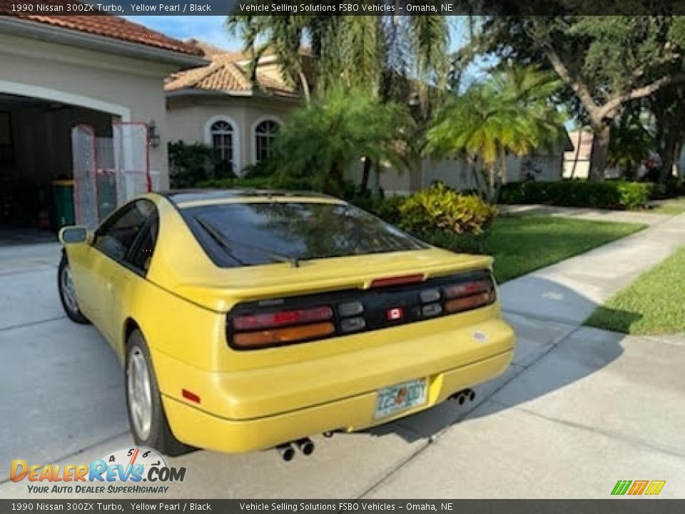 1990 Nissan 300ZX Turbo Yellow Pearl / Black Photo #7