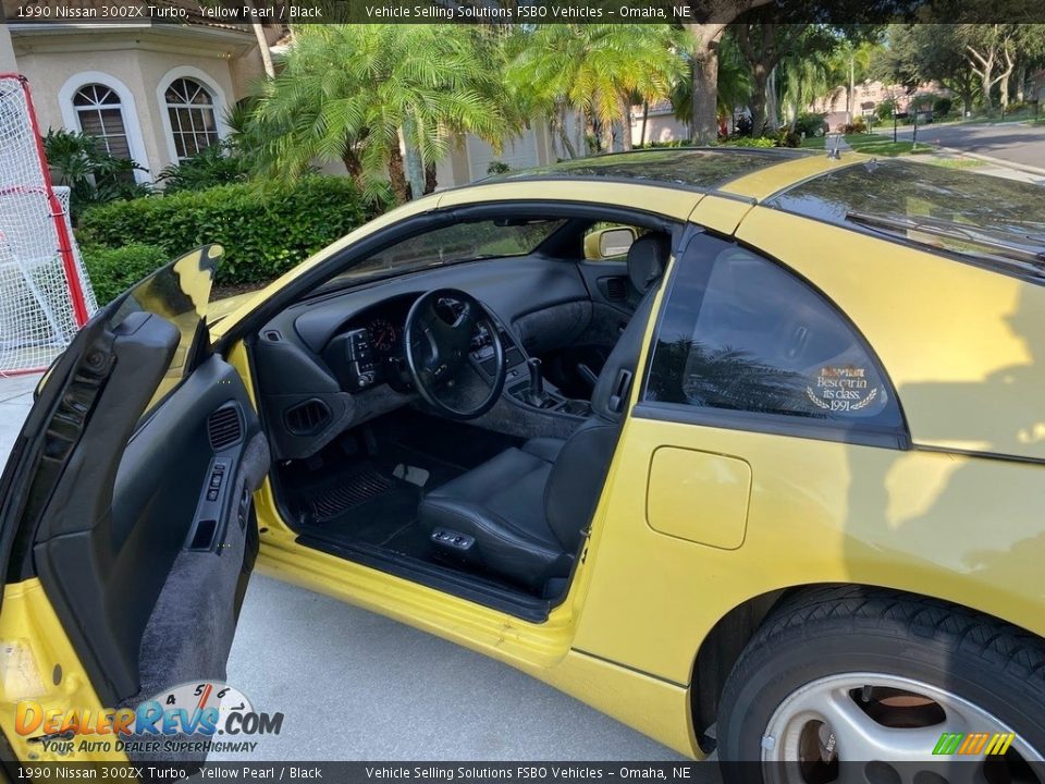 Black Interior - 1990 Nissan 300ZX Turbo Photo #8