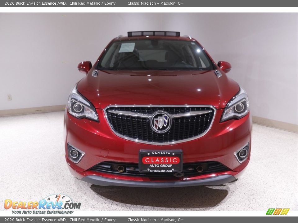 2020 Buick Envision Essence AWD Chili Red Metallic / Ebony Photo #2