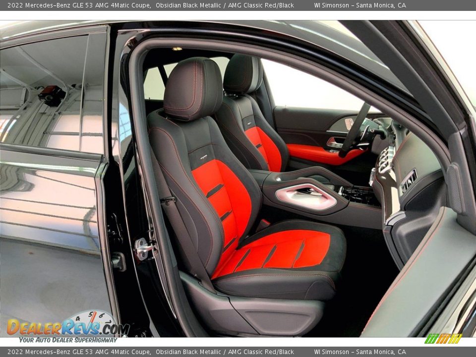 AMG Classic Red/Black Interior - 2022 Mercedes-Benz GLE 53 AMG 4Matic Coupe Photo #5