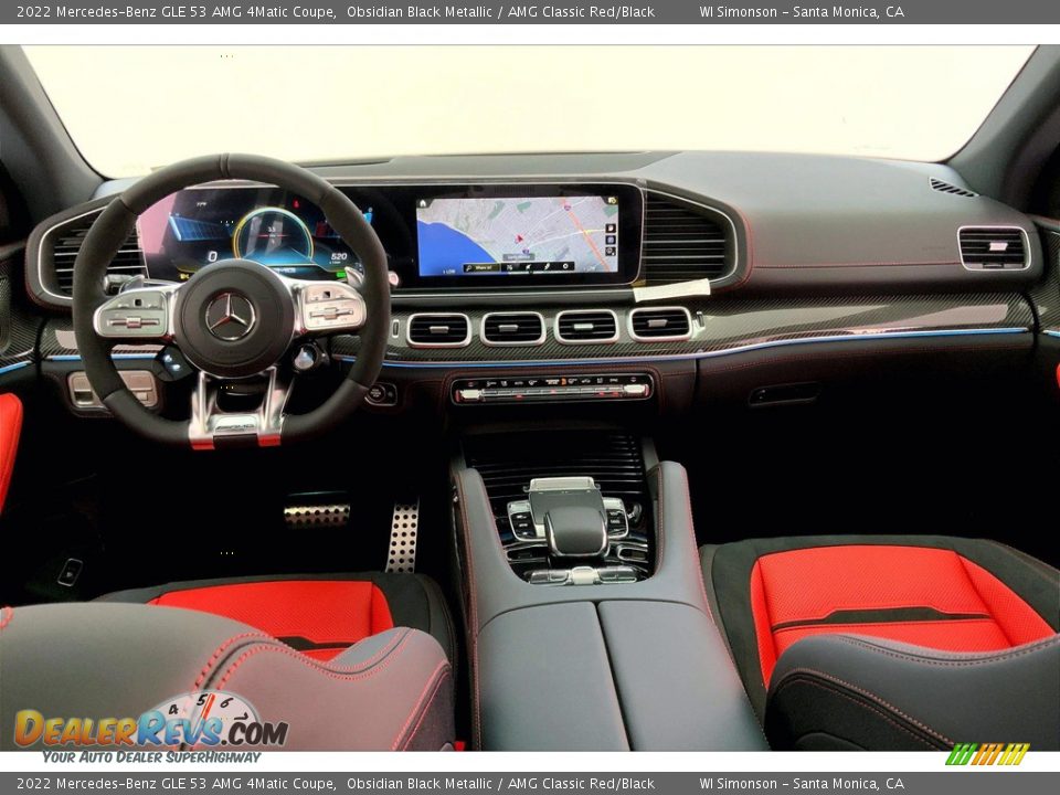 Dashboard of 2022 Mercedes-Benz GLE 53 AMG 4Matic Coupe Photo #6