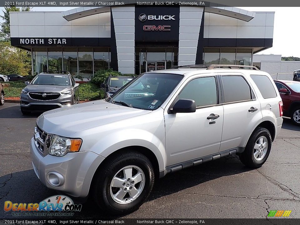 2011 Ford Escape XLT 4WD Ingot Silver Metallic / Charcoal Black Photo #1