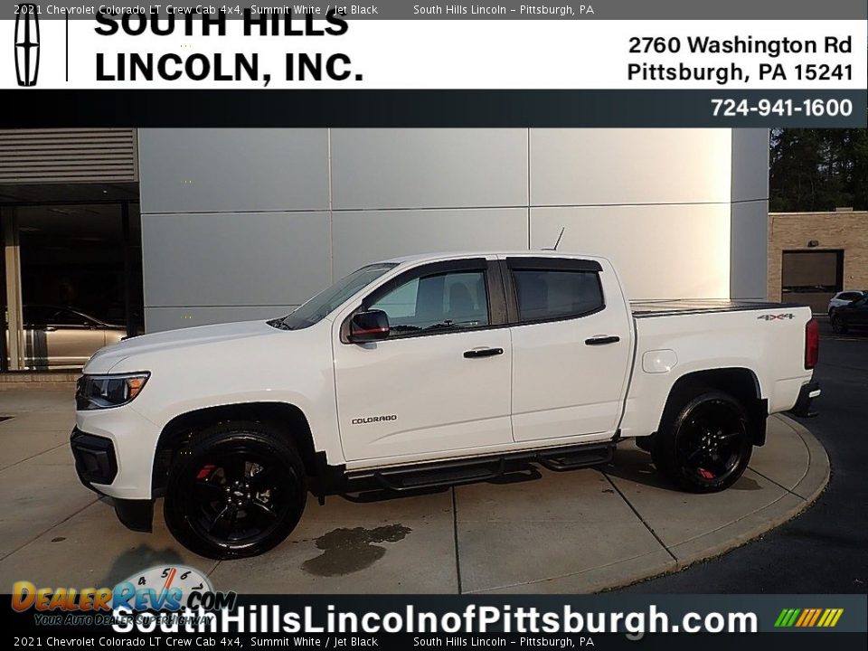 2021 Chevrolet Colorado LT Crew Cab 4x4 Summit White / Jet Black Photo #1