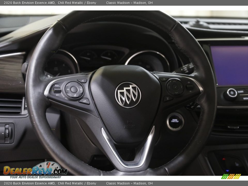 2020 Buick Envision Essence AWD Chili Red Metallic / Ebony Photo #7