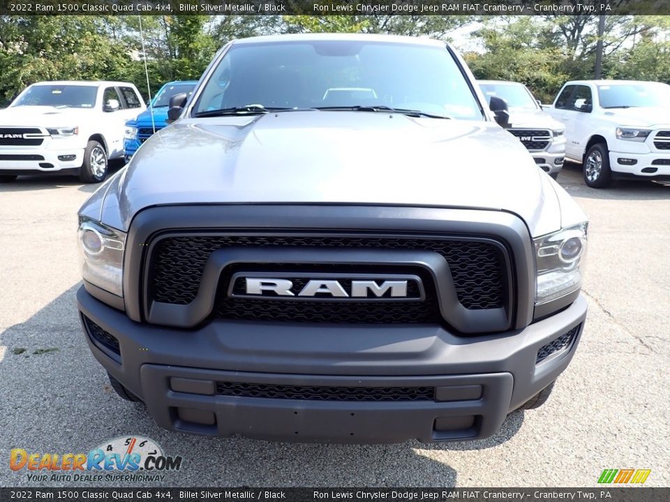 2022 Ram 1500 Classic Quad Cab 4x4 Billet Silver Metallic / Black Photo #8