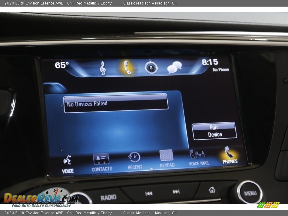 2020 Buick Envision Essence AWD Chili Red Metallic / Ebony Photo #11