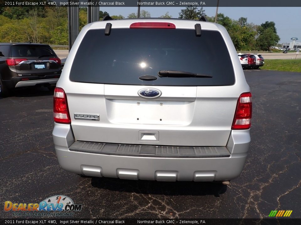 2011 Ford Escape XLT 4WD Ingot Silver Metallic / Charcoal Black Photo #5