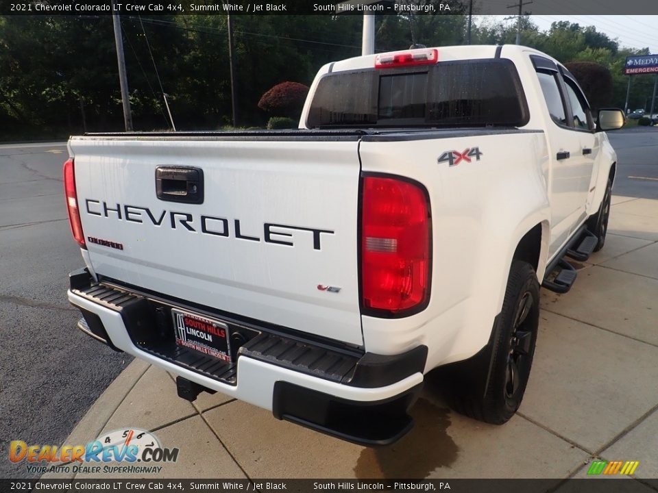 2021 Chevrolet Colorado LT Crew Cab 4x4 Summit White / Jet Black Photo #6
