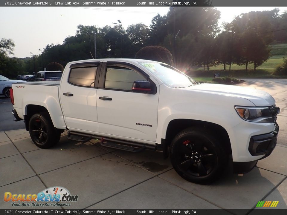 2021 Chevrolet Colorado LT Crew Cab 4x4 Summit White / Jet Black Photo #7