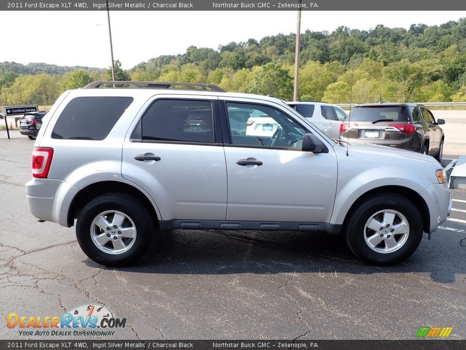 2011 Ford Escape XLT 4WD Ingot Silver Metallic / Charcoal Black Photo #8