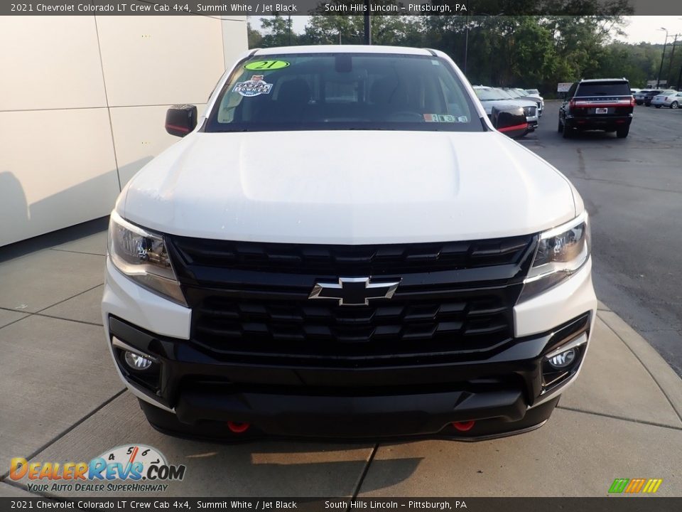 2021 Chevrolet Colorado LT Crew Cab 4x4 Summit White / Jet Black Photo #9