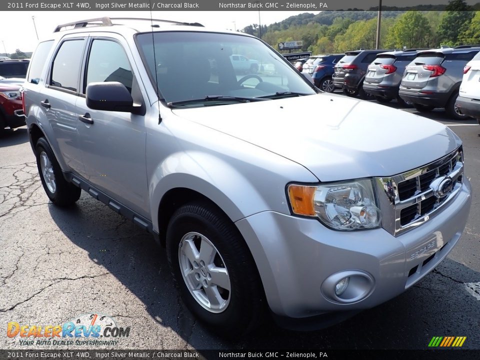 2011 Ford Escape XLT 4WD Ingot Silver Metallic / Charcoal Black Photo #9