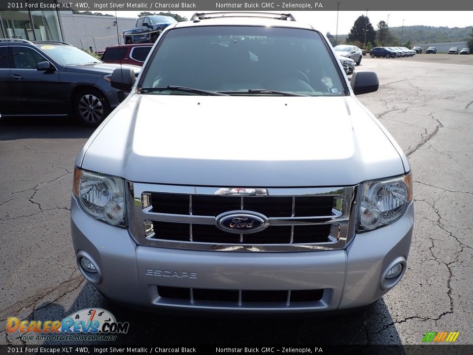 2011 Ford Escape XLT 4WD Ingot Silver Metallic / Charcoal Black Photo #10