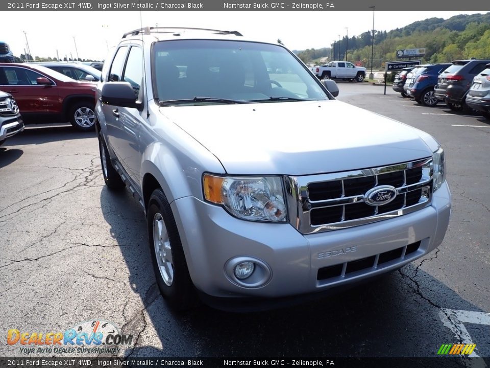 2011 Ford Escape XLT 4WD Ingot Silver Metallic / Charcoal Black Photo #11