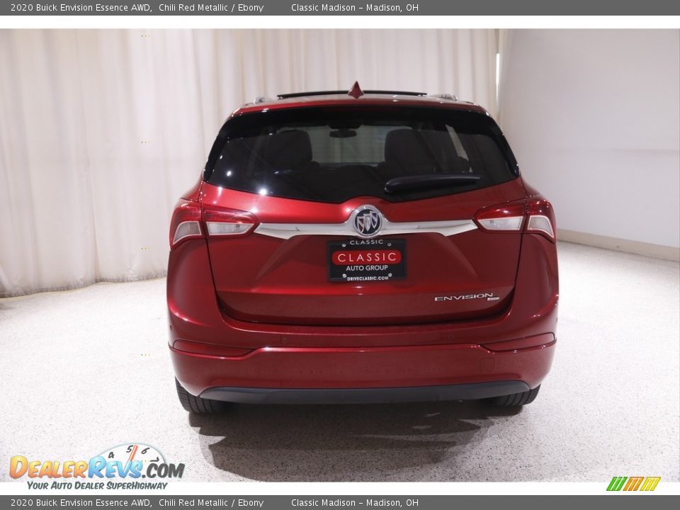 2020 Buick Envision Essence AWD Chili Red Metallic / Ebony Photo #19