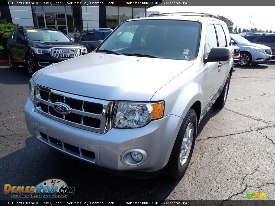 2011 Ford Escape XLT 4WD Ingot Silver Metallic / Charcoal Black Photo #12