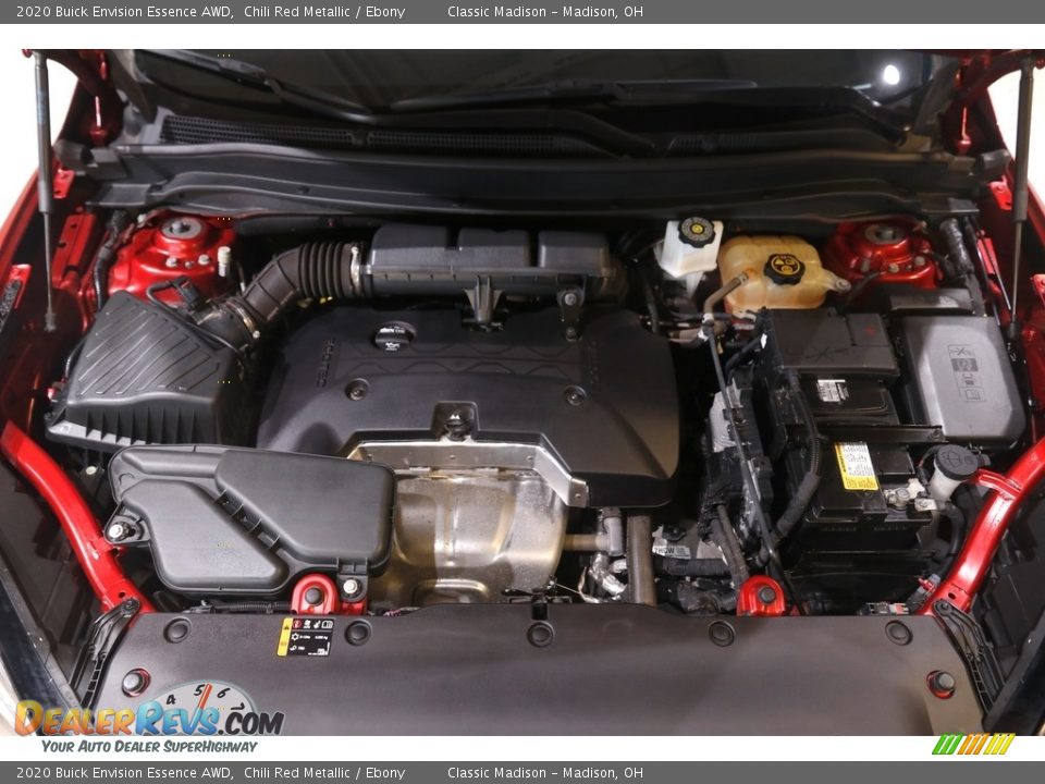 2020 Buick Envision Essence AWD Chili Red Metallic / Ebony Photo #20