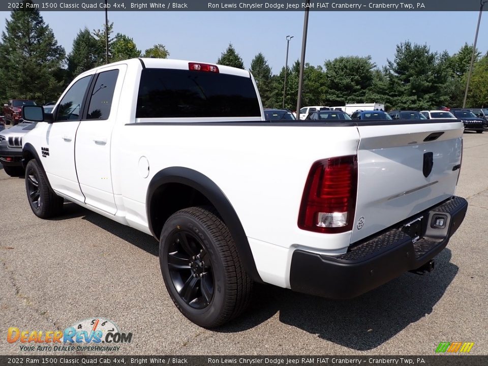 2022 Ram 1500 Classic Quad Cab 4x4 Bright White / Black Photo #3